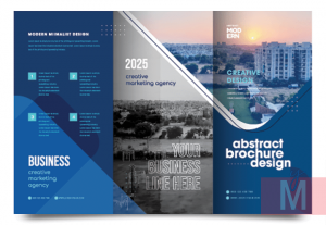 Tri-Fold Brochure Featuring a Product or Service